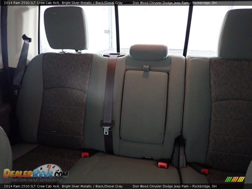 2014 Ram 2500 SLT Crew Cab 4x4 Bright Silver Metallic / Black/Diesel Gray Photo #26
