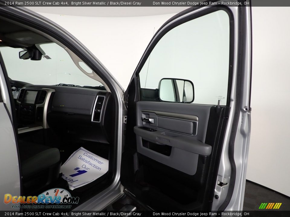 2014 Ram 2500 SLT Crew Cab 4x4 Bright Silver Metallic / Black/Diesel Gray Photo #30