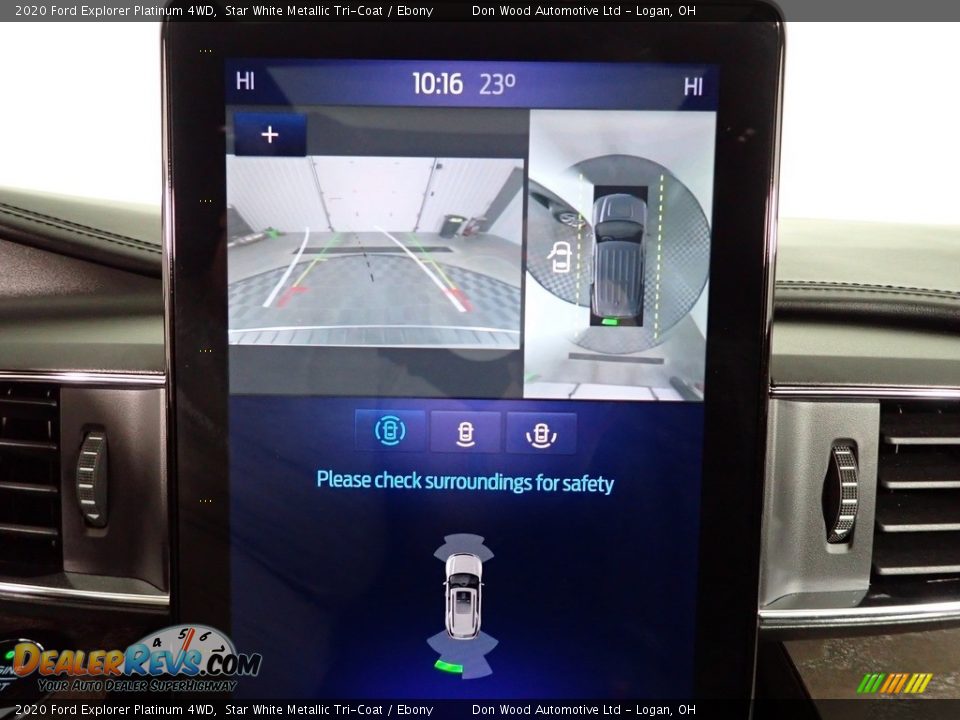 2020 Ford Explorer Platinum 4WD Star White Metallic Tri-Coat / Ebony Photo #5