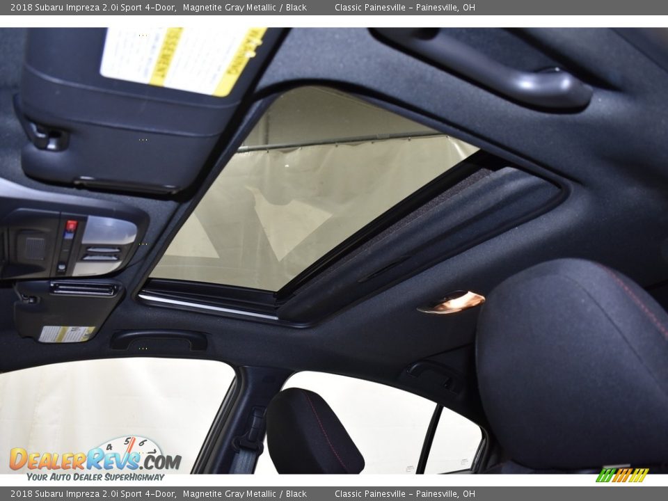2018 Subaru Impreza 2.0i Sport 4-Door Magnetite Gray Metallic / Black Photo #7