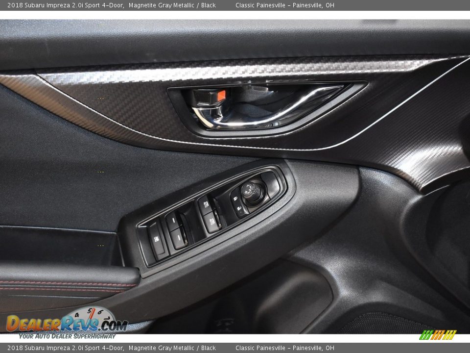 2018 Subaru Impreza 2.0i Sport 4-Door Magnetite Gray Metallic / Black Photo #11