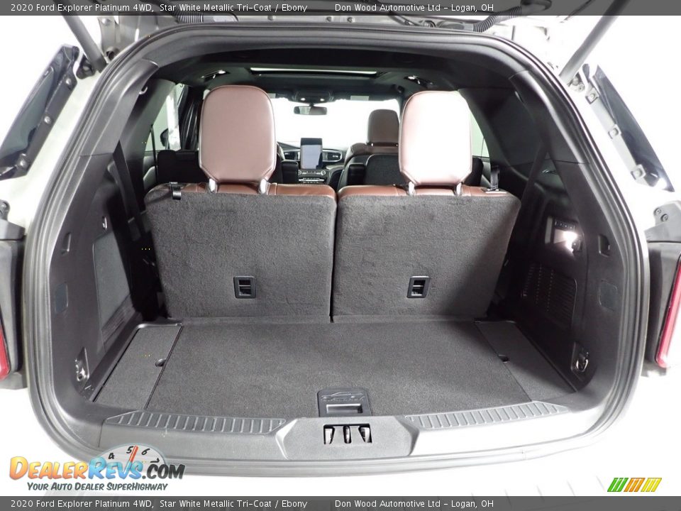 2020 Ford Explorer Platinum 4WD Star White Metallic Tri-Coat / Ebony Photo #17