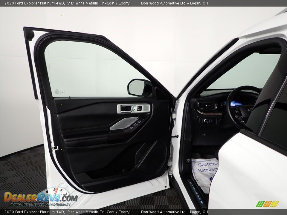 2020 Ford Explorer Platinum 4WD Star White Metallic Tri-Coat / Ebony Photo #19
