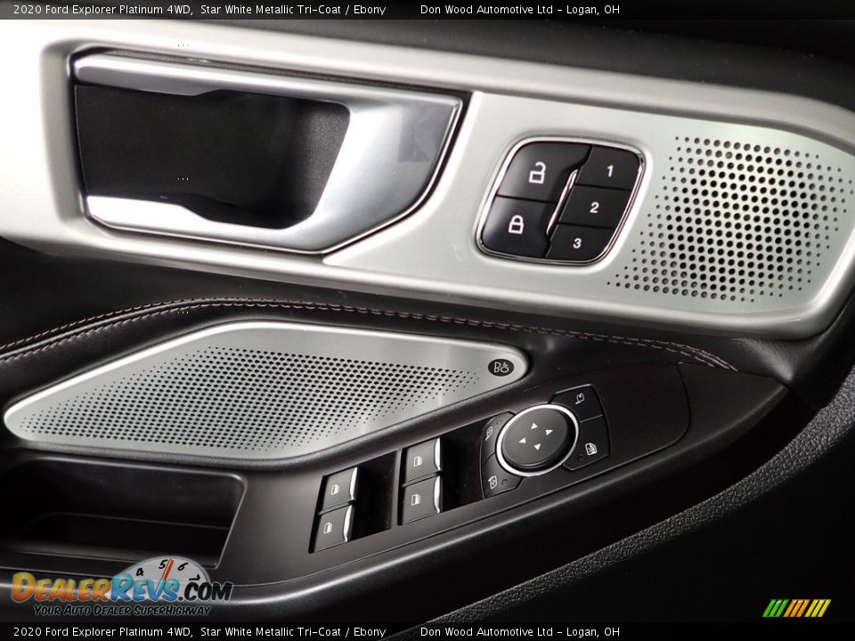 2020 Ford Explorer Platinum 4WD Star White Metallic Tri-Coat / Ebony Photo #20