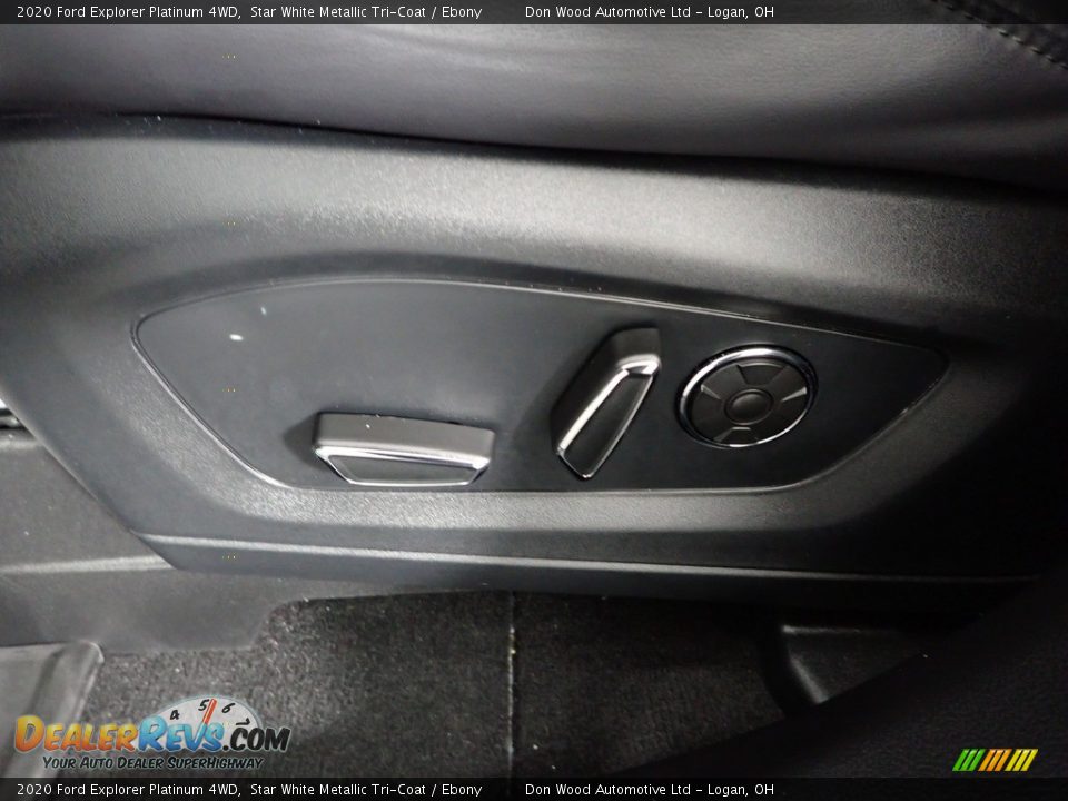 2020 Ford Explorer Platinum 4WD Star White Metallic Tri-Coat / Ebony Photo #21