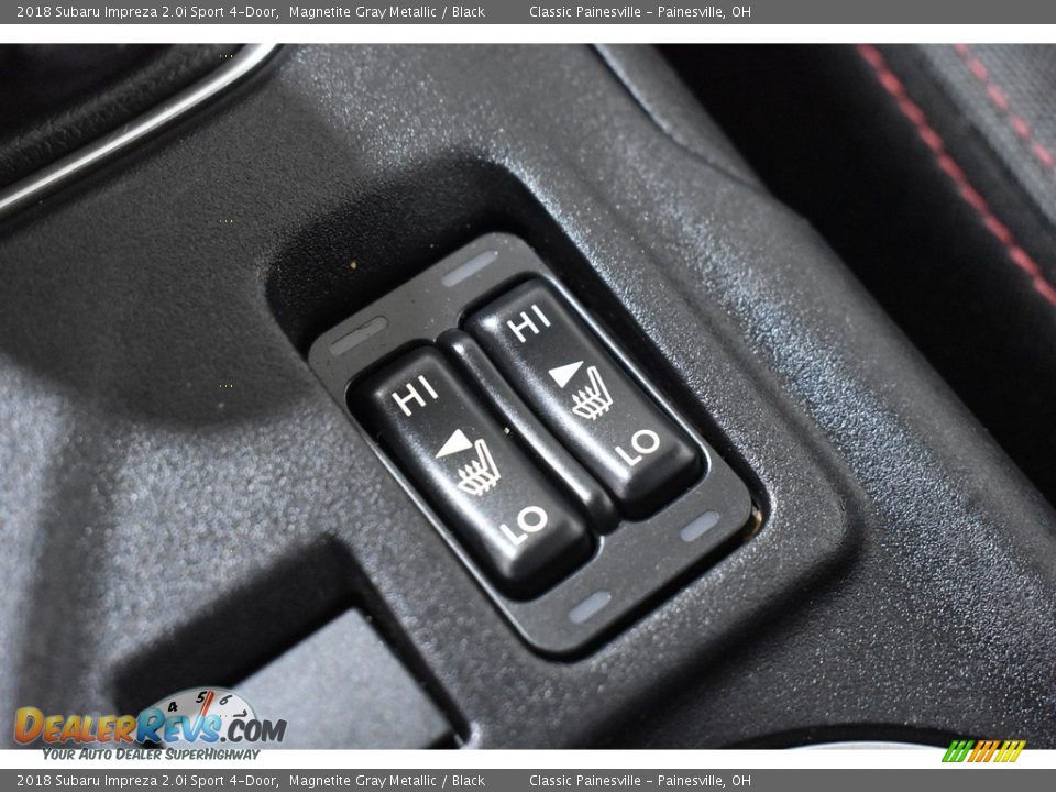 2018 Subaru Impreza 2.0i Sport 4-Door Magnetite Gray Metallic / Black Photo #17