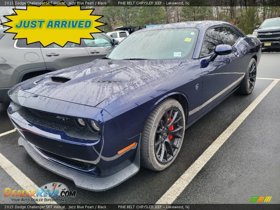 2015 Dodge Challenger SRT Hellcat Jazz Blue Pearl / Black Photo #1