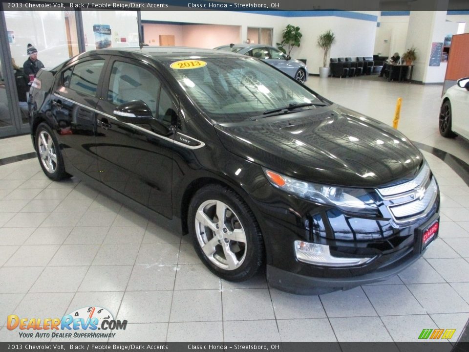 2013 Chevrolet Volt Black / Pebble Beige/Dark Accents Photo #3