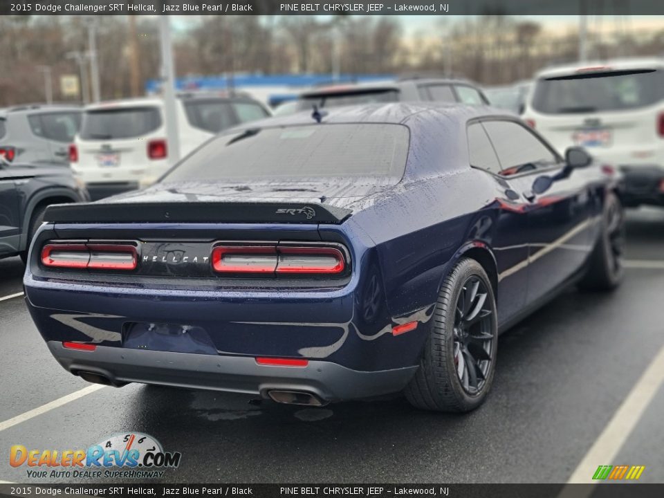 2015 Dodge Challenger SRT Hellcat Jazz Blue Pearl / Black Photo #5