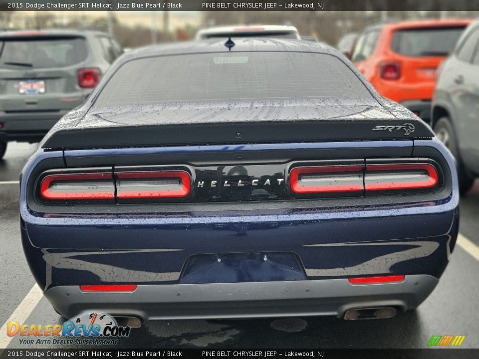 2015 Dodge Challenger SRT Hellcat Jazz Blue Pearl / Black Photo #6