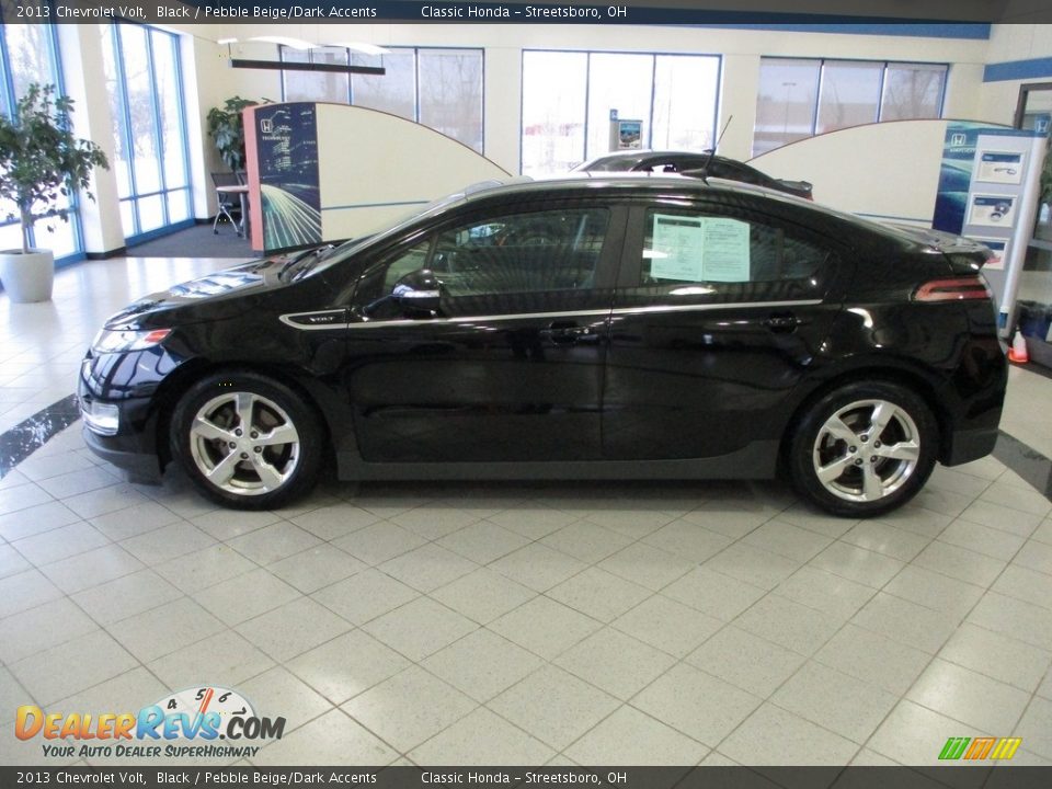 2013 Chevrolet Volt Black / Pebble Beige/Dark Accents Photo #10