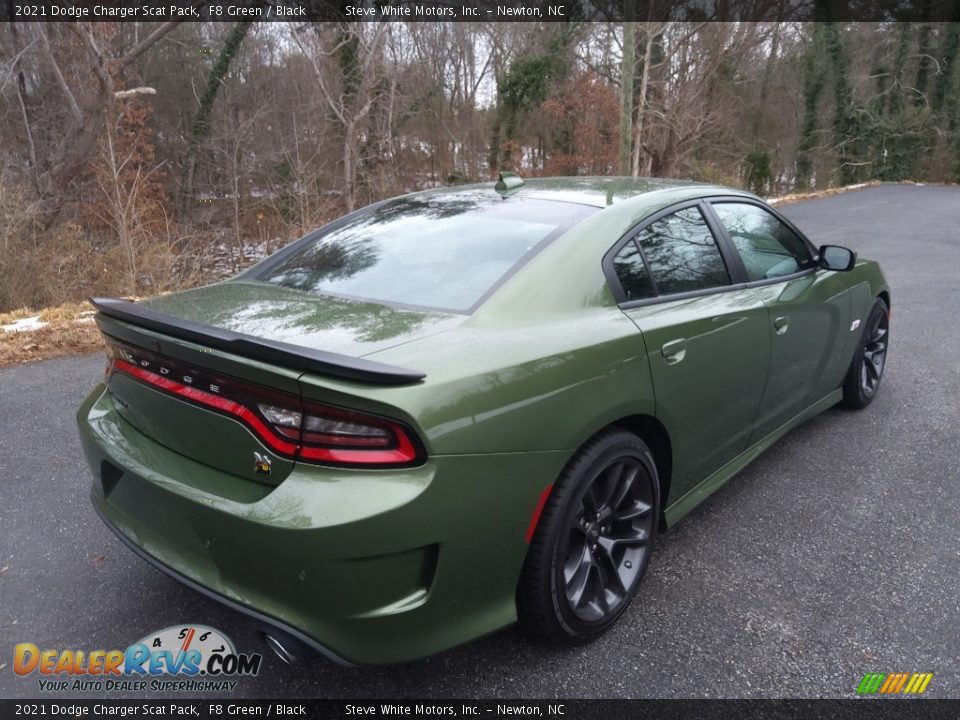 2021 Dodge Charger Scat Pack F8 Green / Black Photo #6