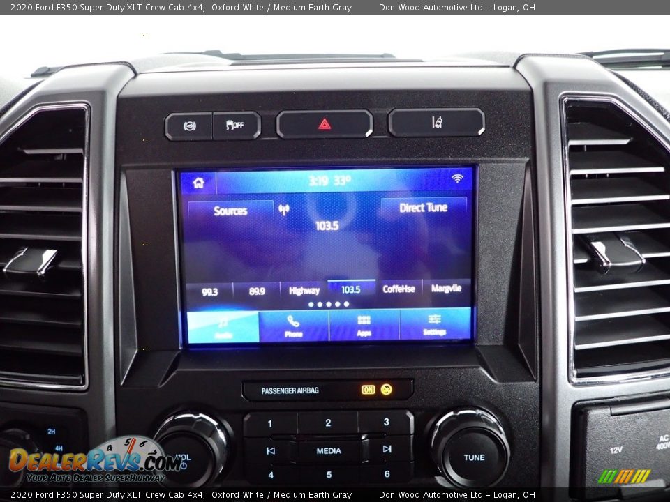 2020 Ford F350 Super Duty XLT Crew Cab 4x4 Oxford White / Medium Earth Gray Photo #2