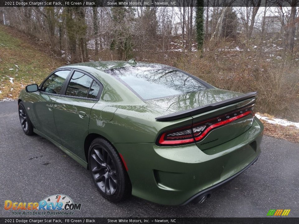 2021 Dodge Charger Scat Pack F8 Green / Black Photo #8