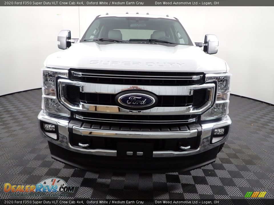 2020 Ford F350 Super Duty XLT Crew Cab 4x4 Oxford White / Medium Earth Gray Photo #5