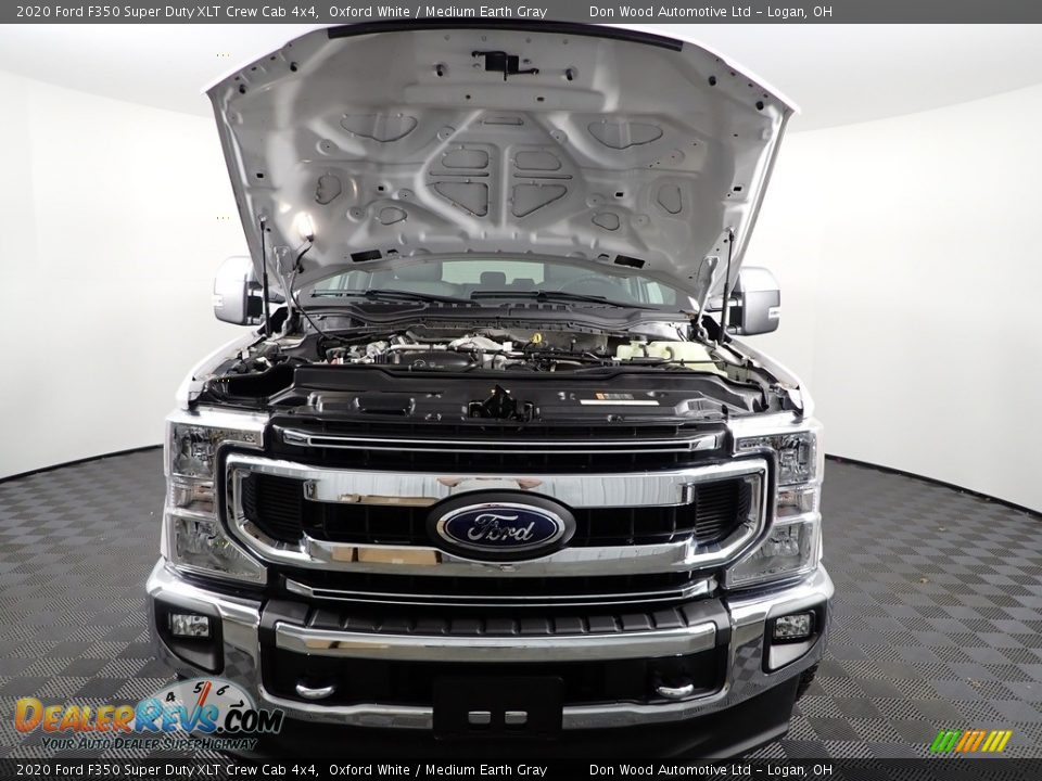 2020 Ford F350 Super Duty XLT Crew Cab 4x4 Oxford White / Medium Earth Gray Photo #6