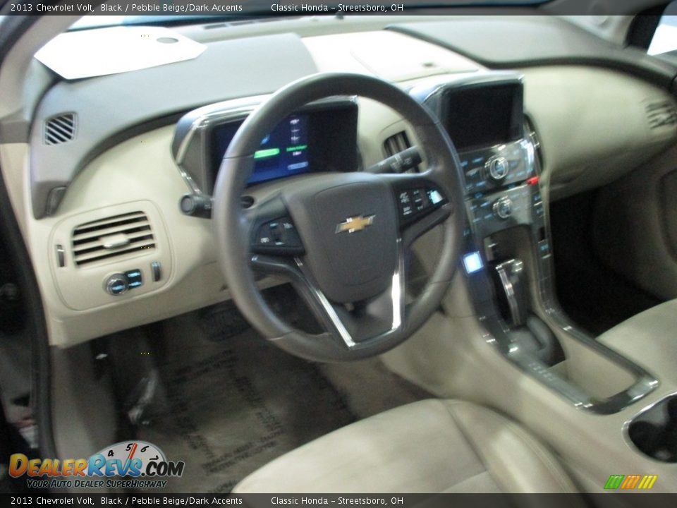 2013 Chevrolet Volt Black / Pebble Beige/Dark Accents Photo #30