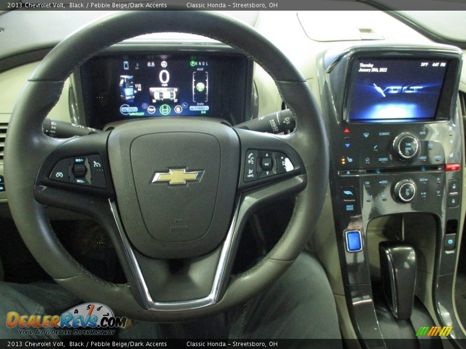 2013 Chevrolet Volt Black / Pebble Beige/Dark Accents Photo #31
