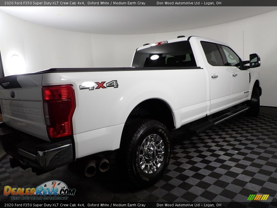 2020 Ford F350 Super Duty XLT Crew Cab 4x4 Oxford White / Medium Earth Gray Photo #10
