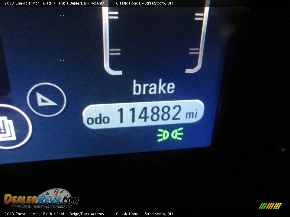 2013 Chevrolet Volt Black / Pebble Beige/Dark Accents Photo #32