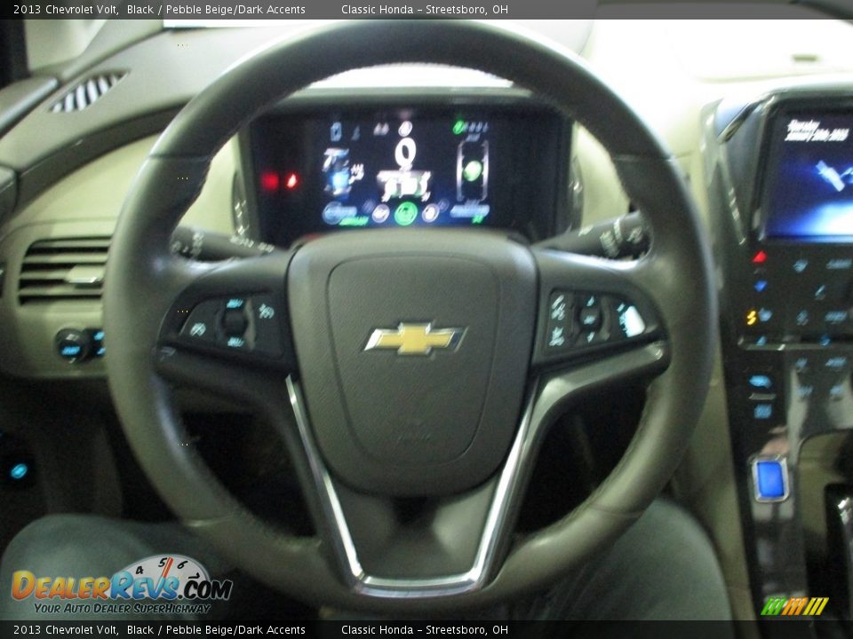 2013 Chevrolet Volt Black / Pebble Beige/Dark Accents Photo #33