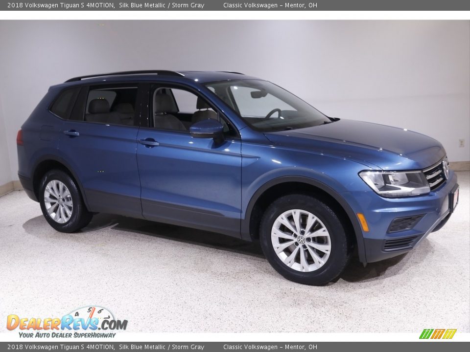 2018 Volkswagen Tiguan S 4MOTION Silk Blue Metallic / Storm Gray Photo #1