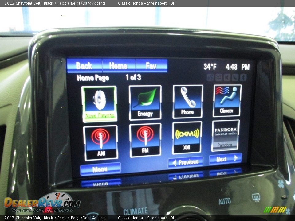 2013 Chevrolet Volt Black / Pebble Beige/Dark Accents Photo #36