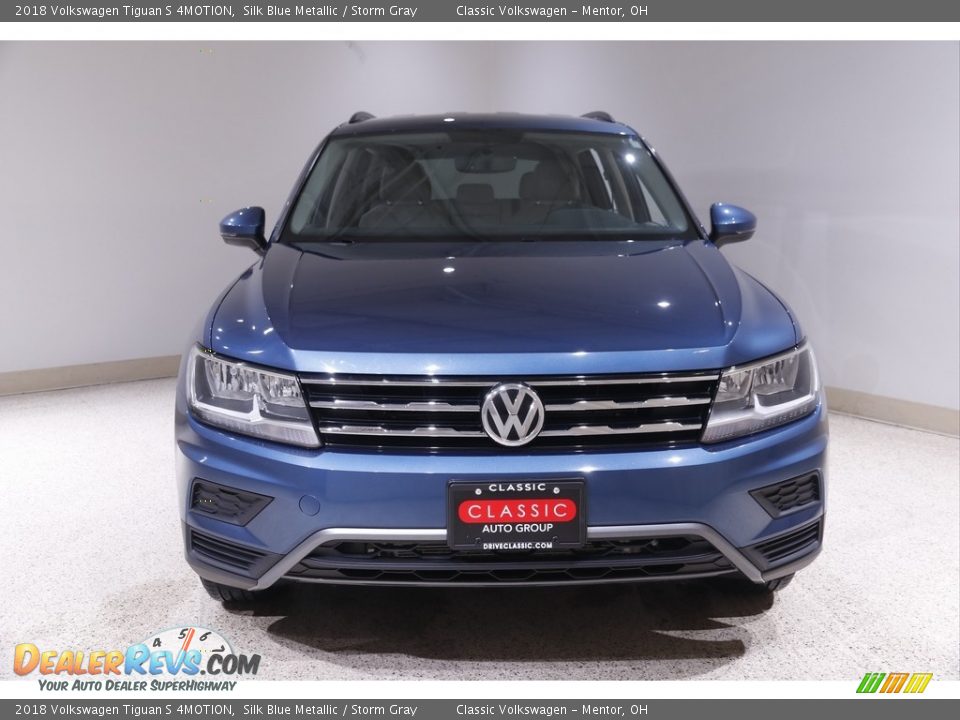2018 Volkswagen Tiguan S 4MOTION Silk Blue Metallic / Storm Gray Photo #2