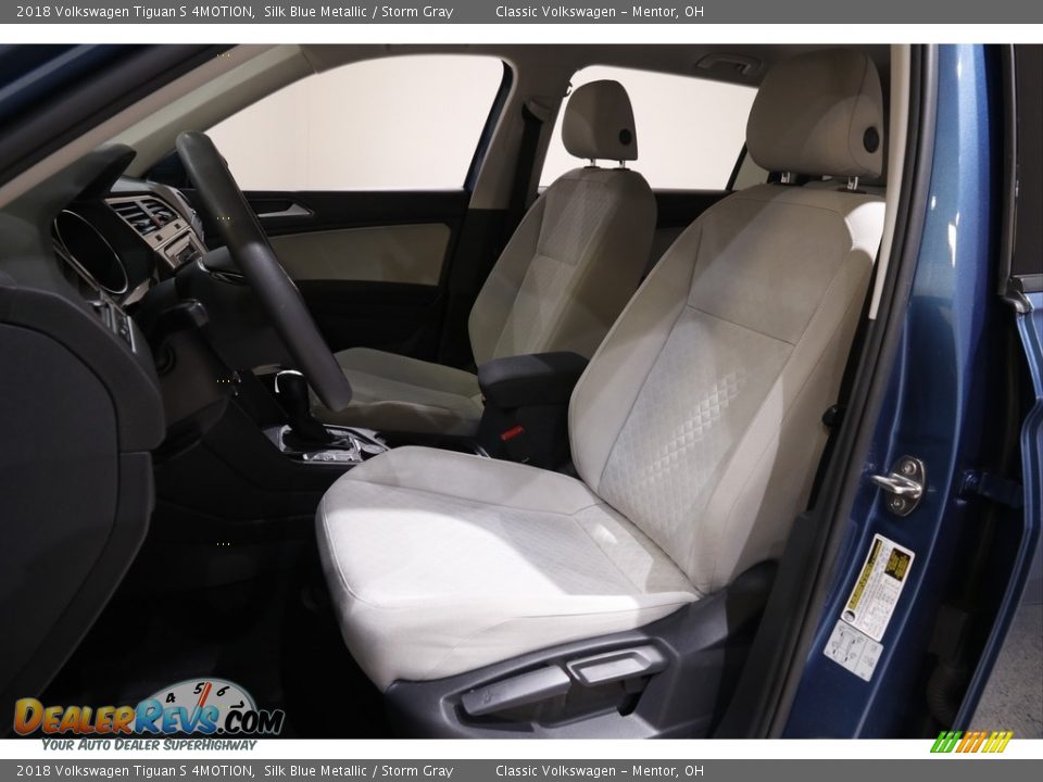 2018 Volkswagen Tiguan S 4MOTION Silk Blue Metallic / Storm Gray Photo #5