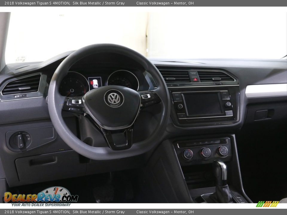 2018 Volkswagen Tiguan S 4MOTION Silk Blue Metallic / Storm Gray Photo #6