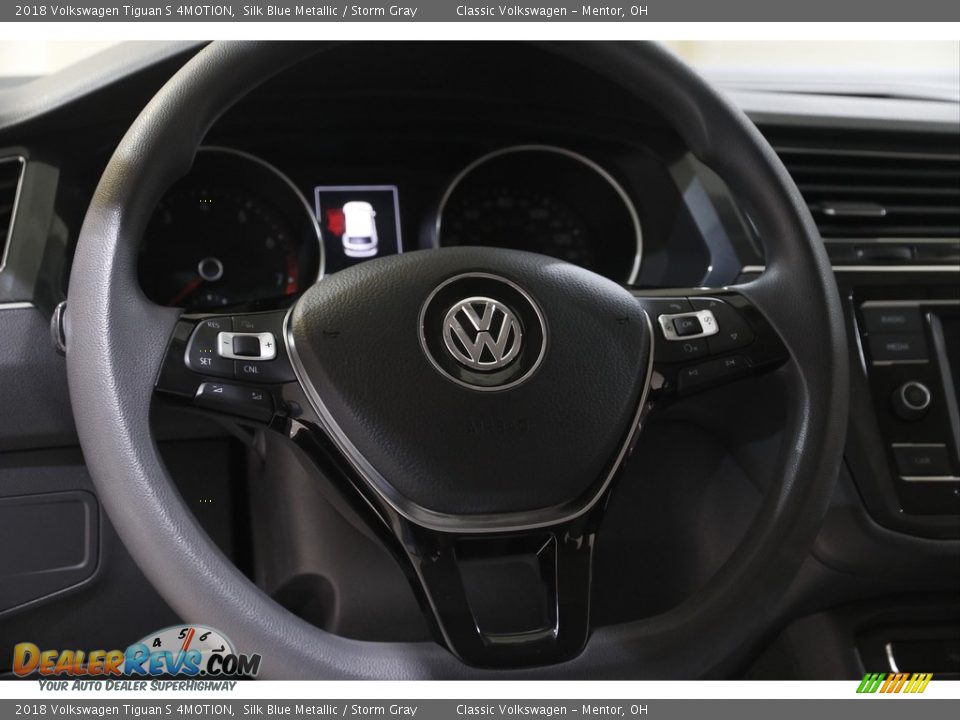2018 Volkswagen Tiguan S 4MOTION Silk Blue Metallic / Storm Gray Photo #7