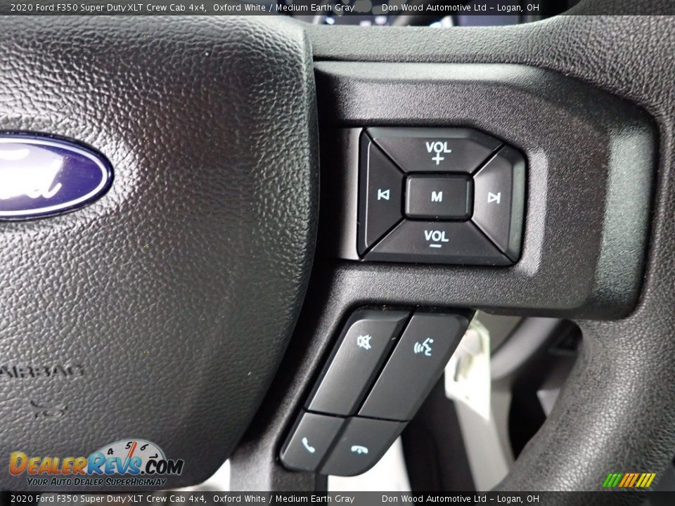 2020 Ford F350 Super Duty XLT Crew Cab 4x4 Oxford White / Medium Earth Gray Photo #20