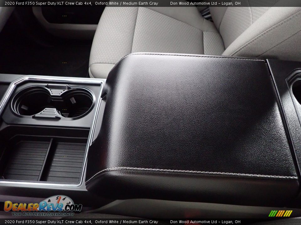2020 Ford F350 Super Duty XLT Crew Cab 4x4 Oxford White / Medium Earth Gray Photo #22