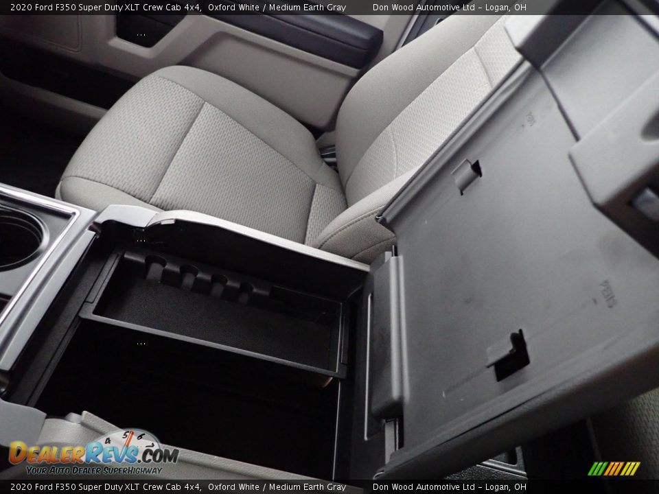 2020 Ford F350 Super Duty XLT Crew Cab 4x4 Oxford White / Medium Earth Gray Photo #23