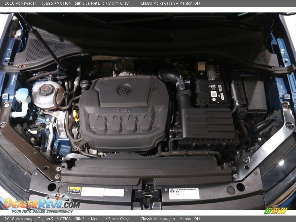 2018 Volkswagen Tiguan S 4MOTION Silk Blue Metallic / Storm Gray Photo #17