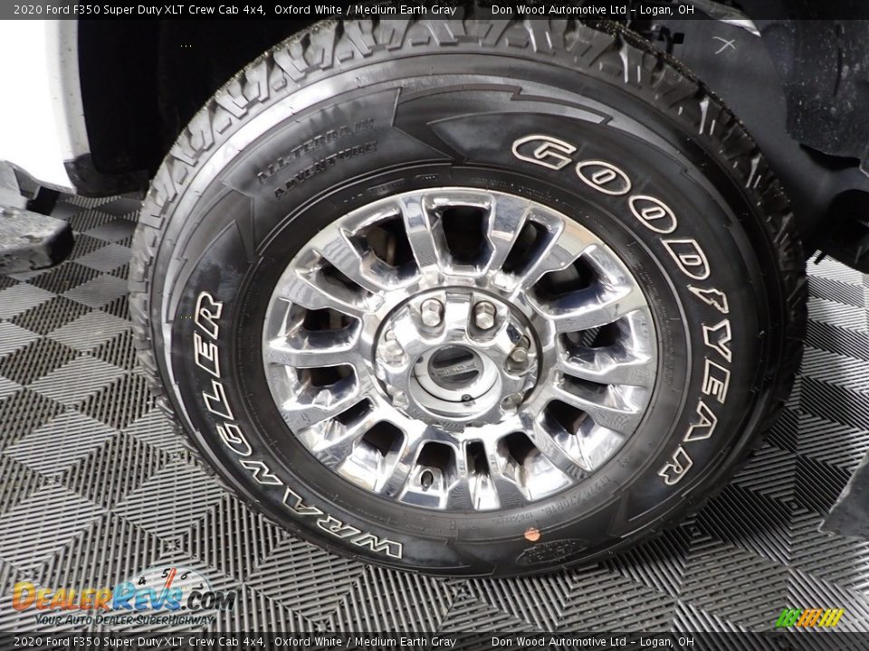 2020 Ford F350 Super Duty XLT Crew Cab 4x4 Oxford White / Medium Earth Gray Photo #36