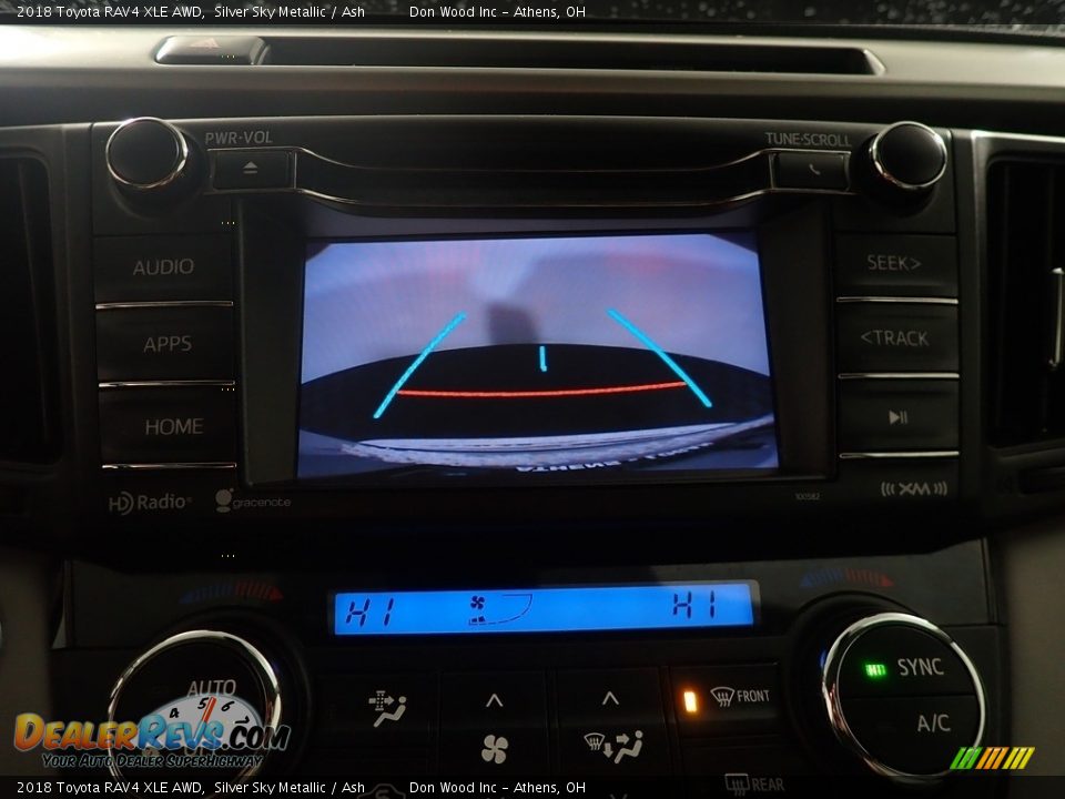2018 Toyota RAV4 XLE AWD Silver Sky Metallic / Ash Photo #3