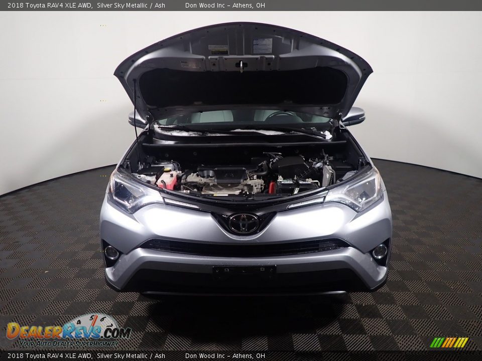 2018 Toyota RAV4 XLE AWD Silver Sky Metallic / Ash Photo #7