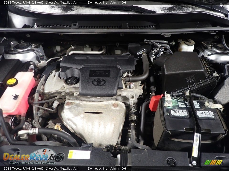 2018 Toyota RAV4 XLE AWD Silver Sky Metallic / Ash Photo #8