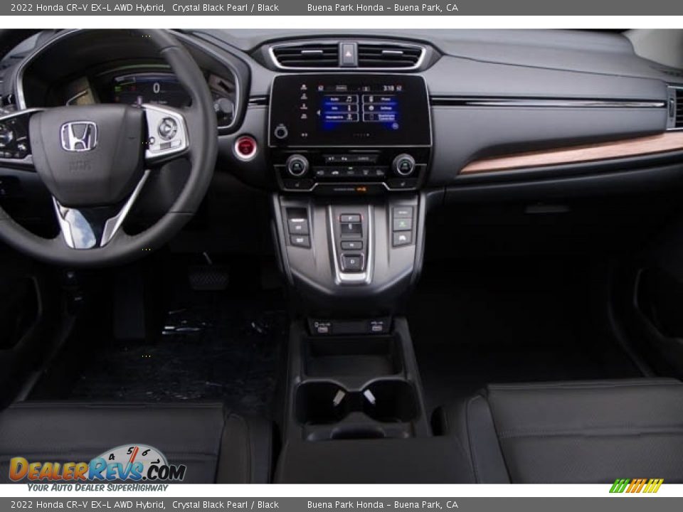 Black Interior - 2022 Honda CR-V EX-L AWD Hybrid Photo #15