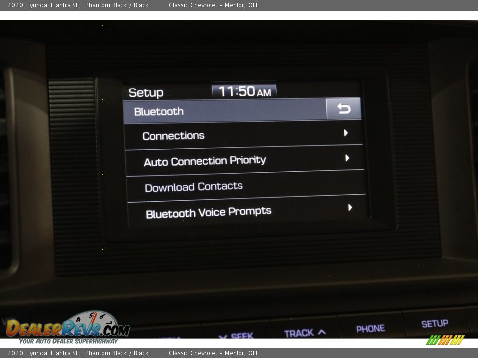 2020 Hyundai Elantra SE Phantom Black / Black Photo #11
