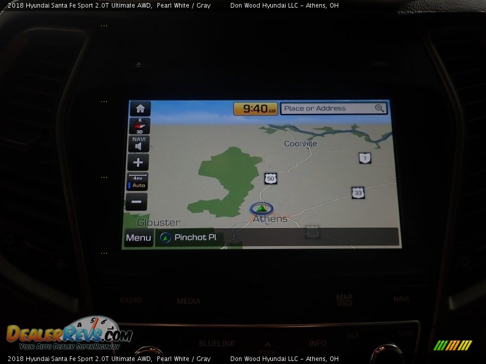 2018 Hyundai Santa Fe Sport 2.0T Ultimate AWD Pearl White / Gray Photo #3