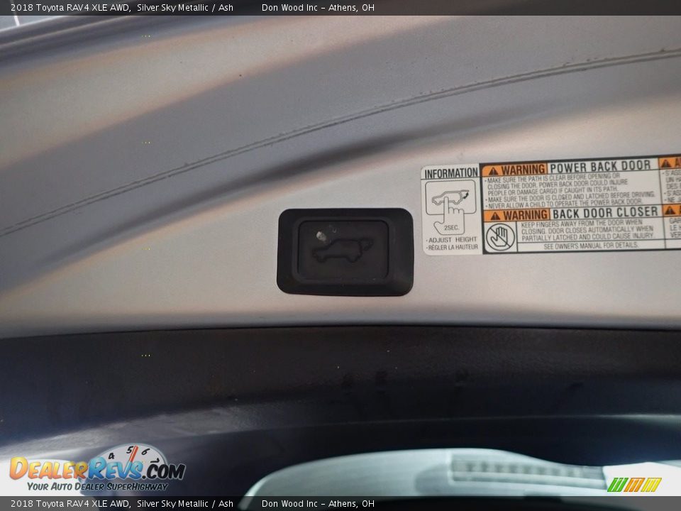 2018 Toyota RAV4 XLE AWD Silver Sky Metallic / Ash Photo #16