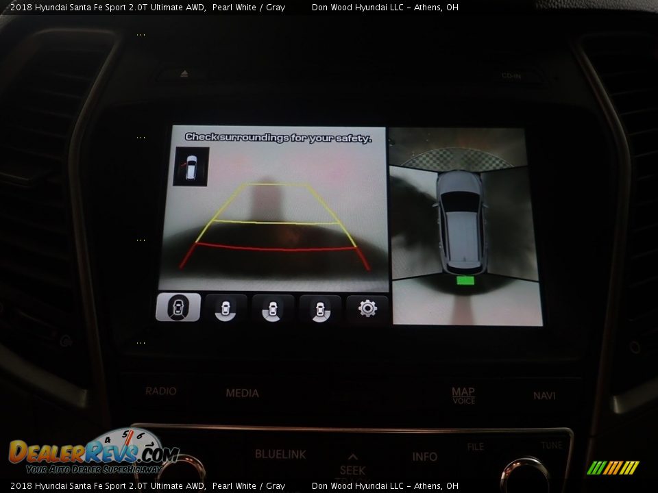 2018 Hyundai Santa Fe Sport 2.0T Ultimate AWD Pearl White / Gray Photo #4