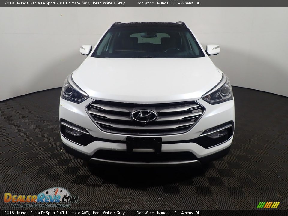 2018 Hyundai Santa Fe Sport 2.0T Ultimate AWD Pearl White / Gray Photo #8