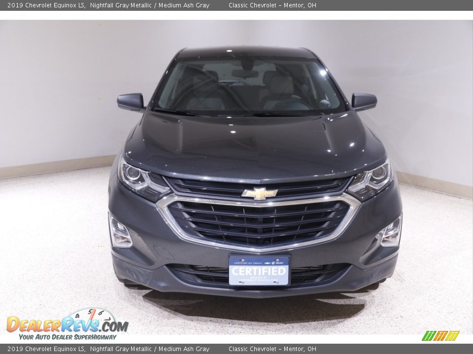 2019 Chevrolet Equinox LS Nightfall Gray Metallic / Medium Ash Gray Photo #2