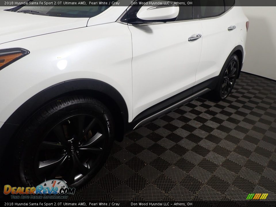 2018 Hyundai Santa Fe Sport 2.0T Ultimate AWD Pearl White / Gray Photo #13
