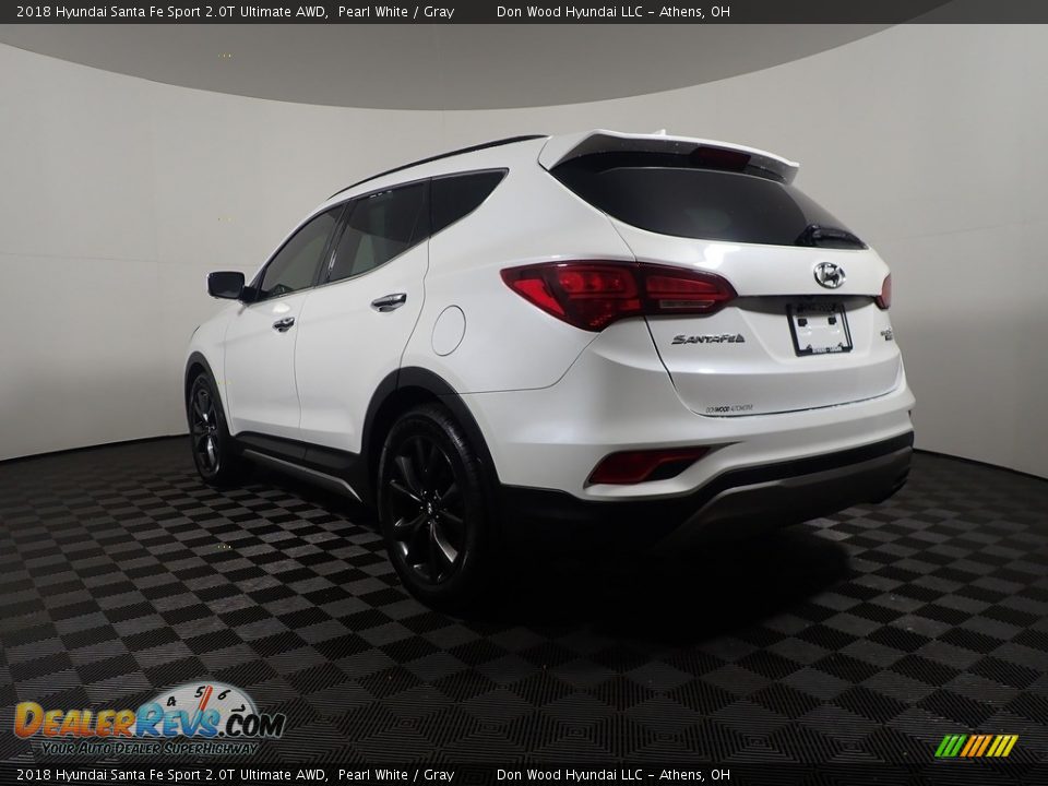 2018 Hyundai Santa Fe Sport 2.0T Ultimate AWD Pearl White / Gray Photo #14