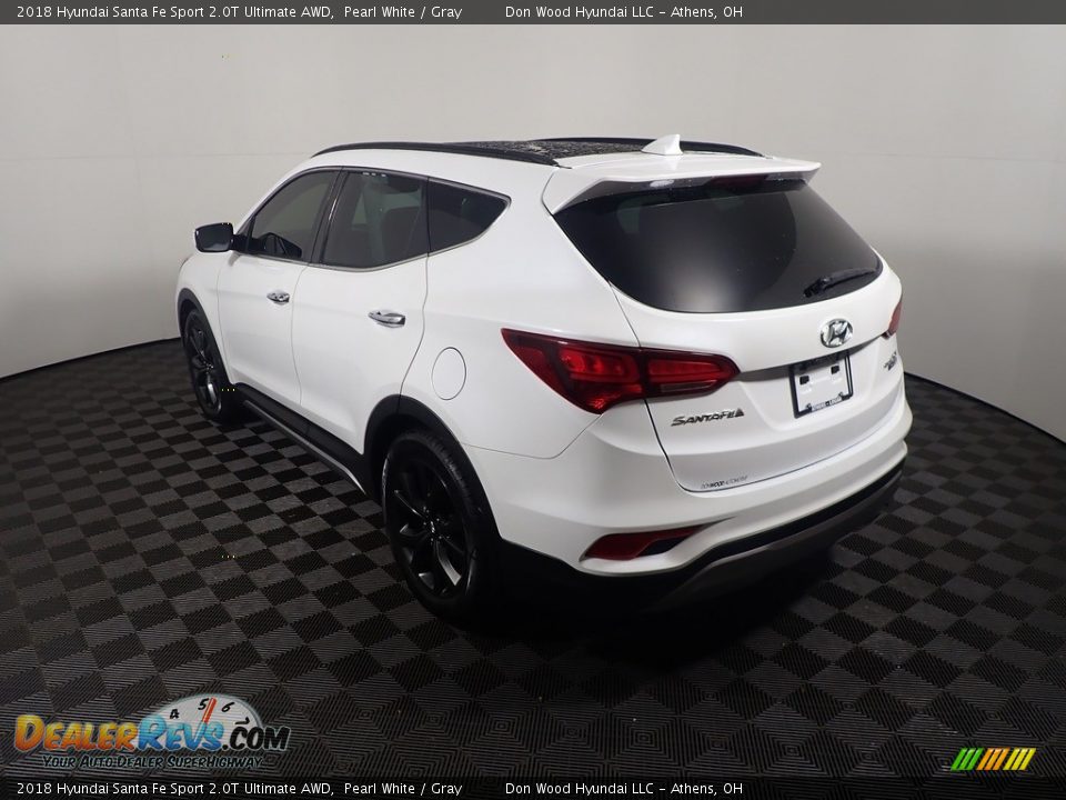 2018 Hyundai Santa Fe Sport 2.0T Ultimate AWD Pearl White / Gray Photo #15