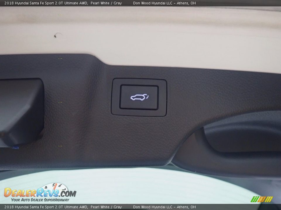 2018 Hyundai Santa Fe Sport 2.0T Ultimate AWD Pearl White / Gray Photo #18